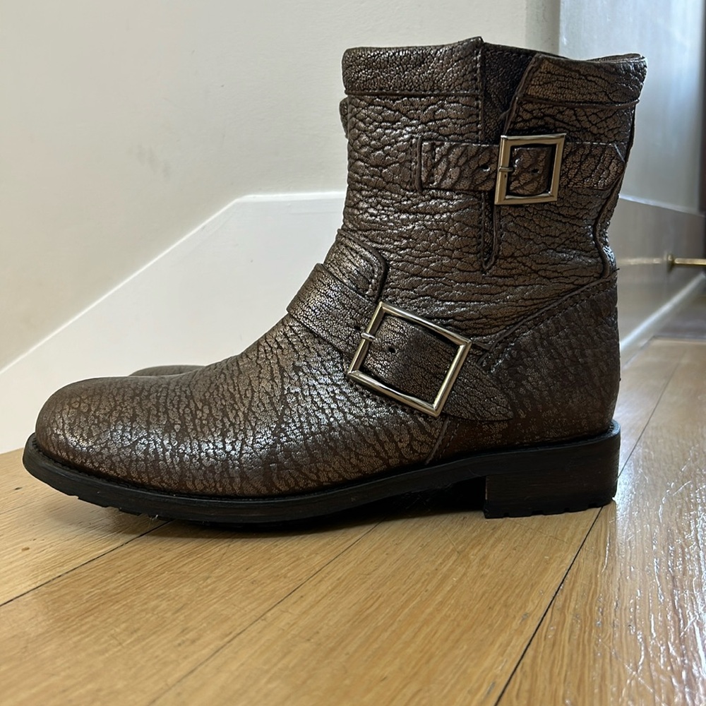Jimmy Choo size 38.5 biker boots
